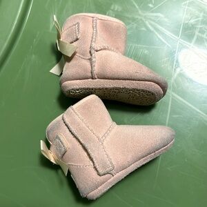 Pink ugg baby boots